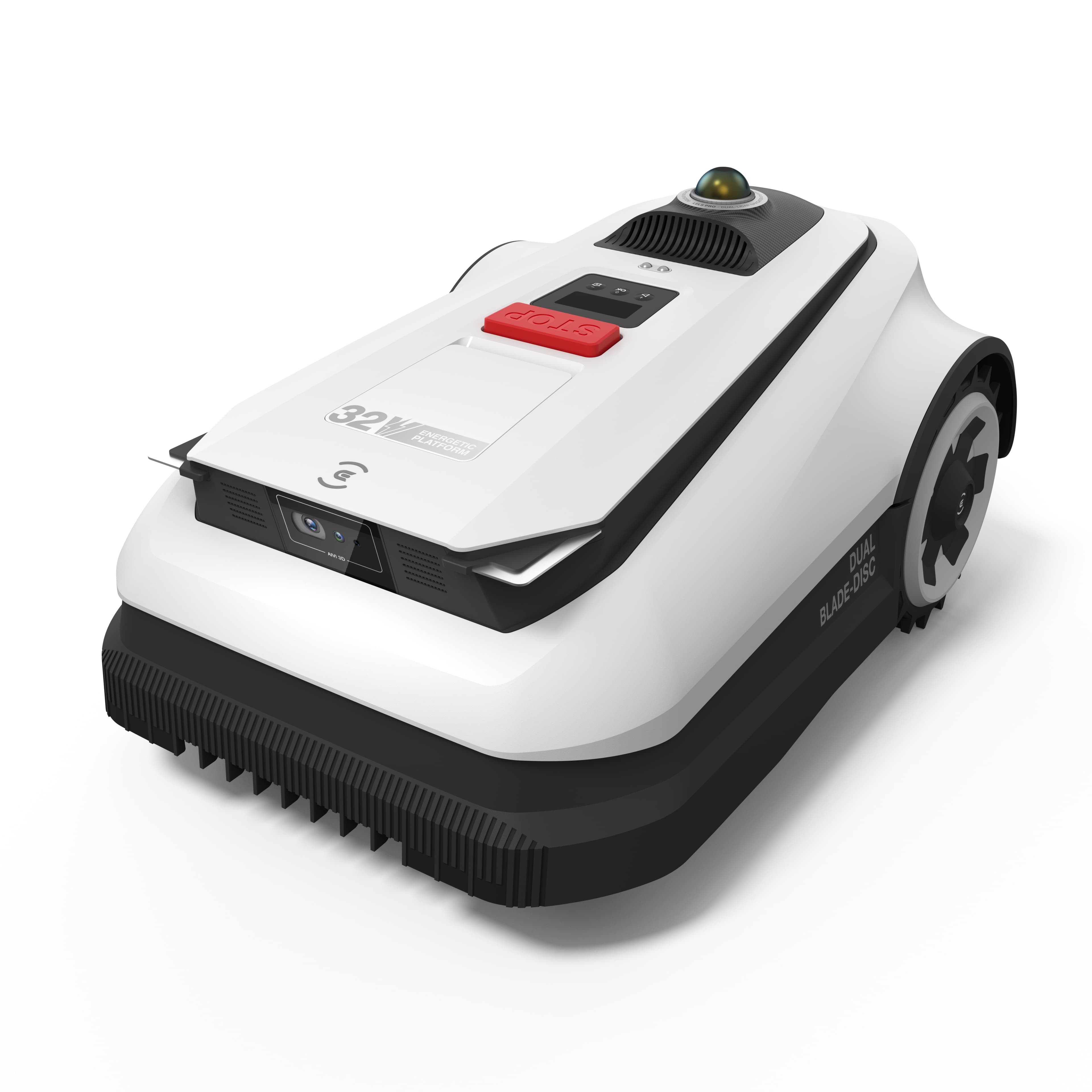 Ecovacs GOAT A3000 LiDAR Rasenmähroboter Batterie Schwarz, Weiß