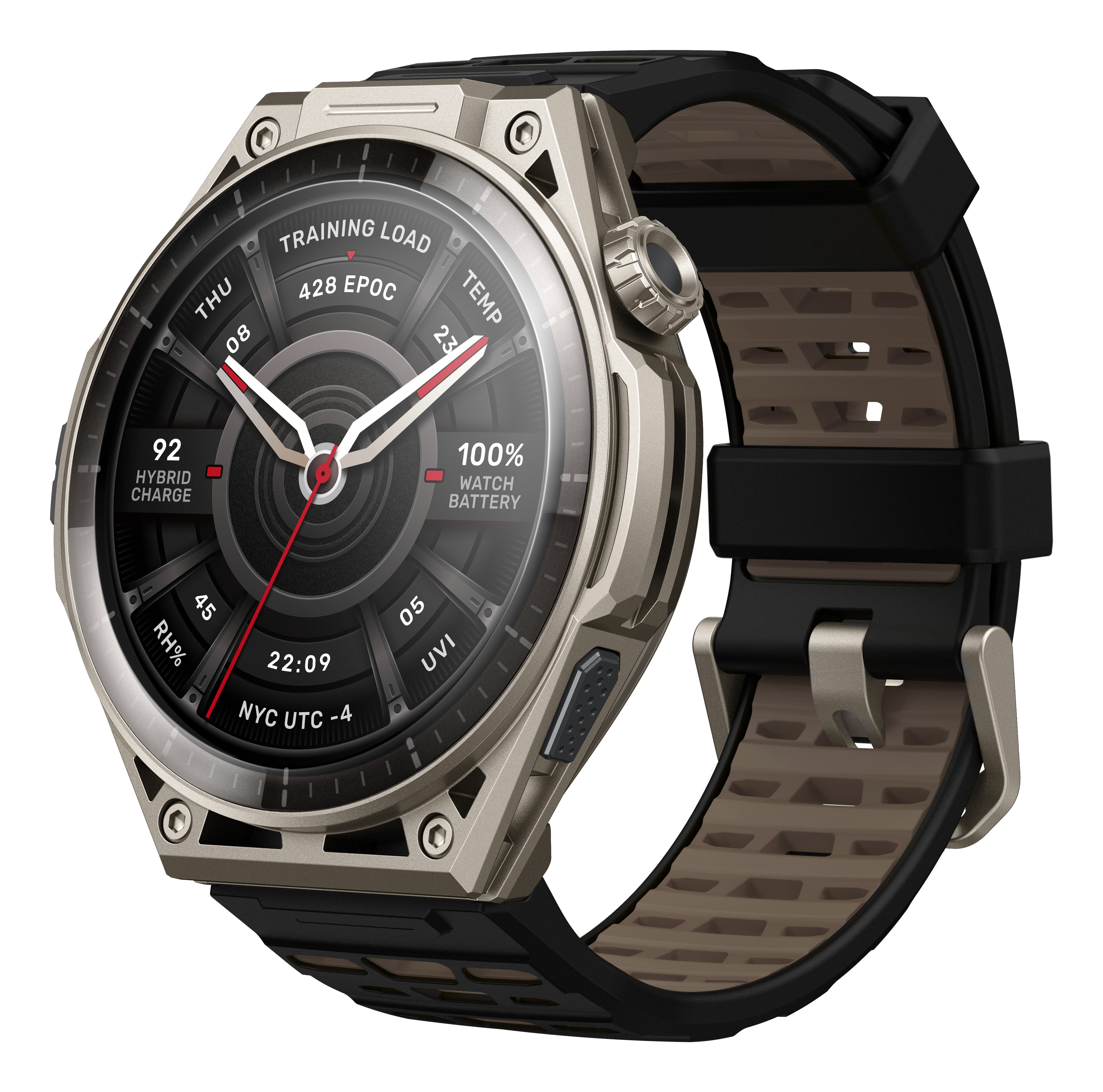 Amazfit Balance Ultra 3,81 cm (1.5") AMOLED 51 mm Digital 480 x 480 Pixel Touchscreen Titan WLAN GPS